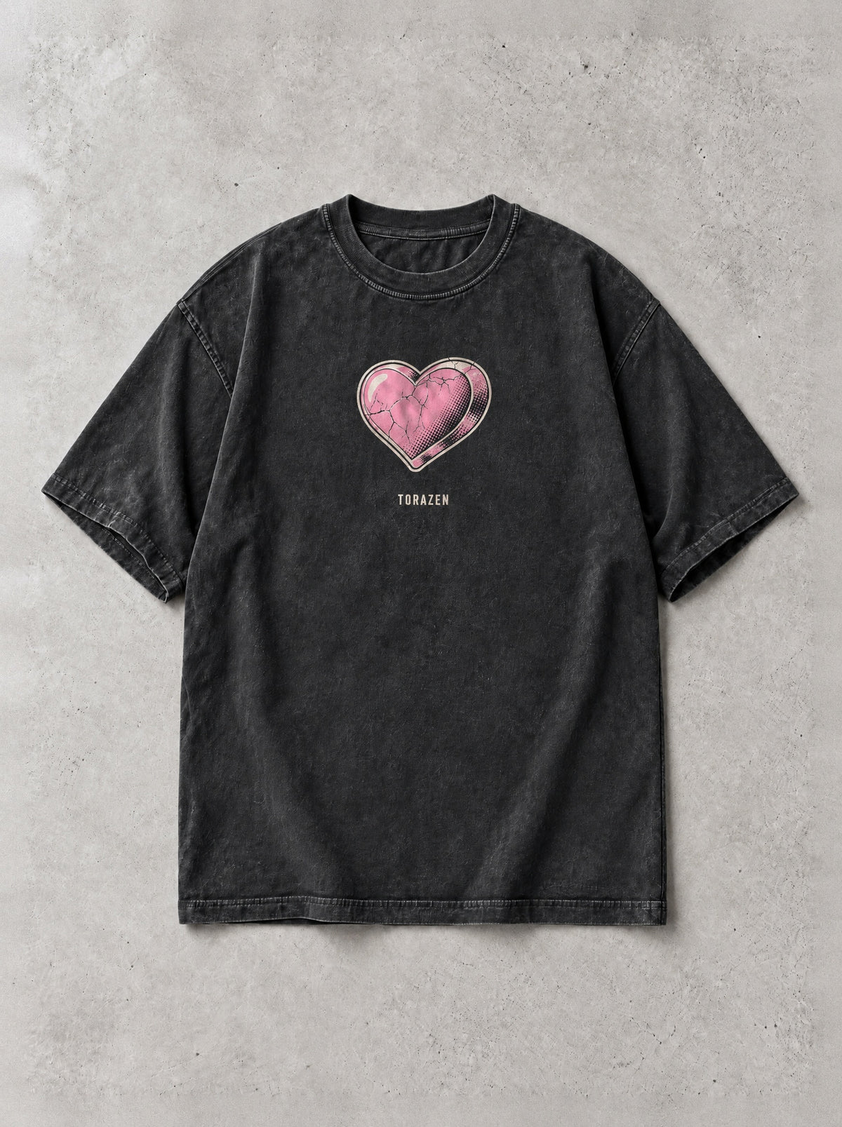 Crazy Diamond Vintage Tee by Torazen, front view