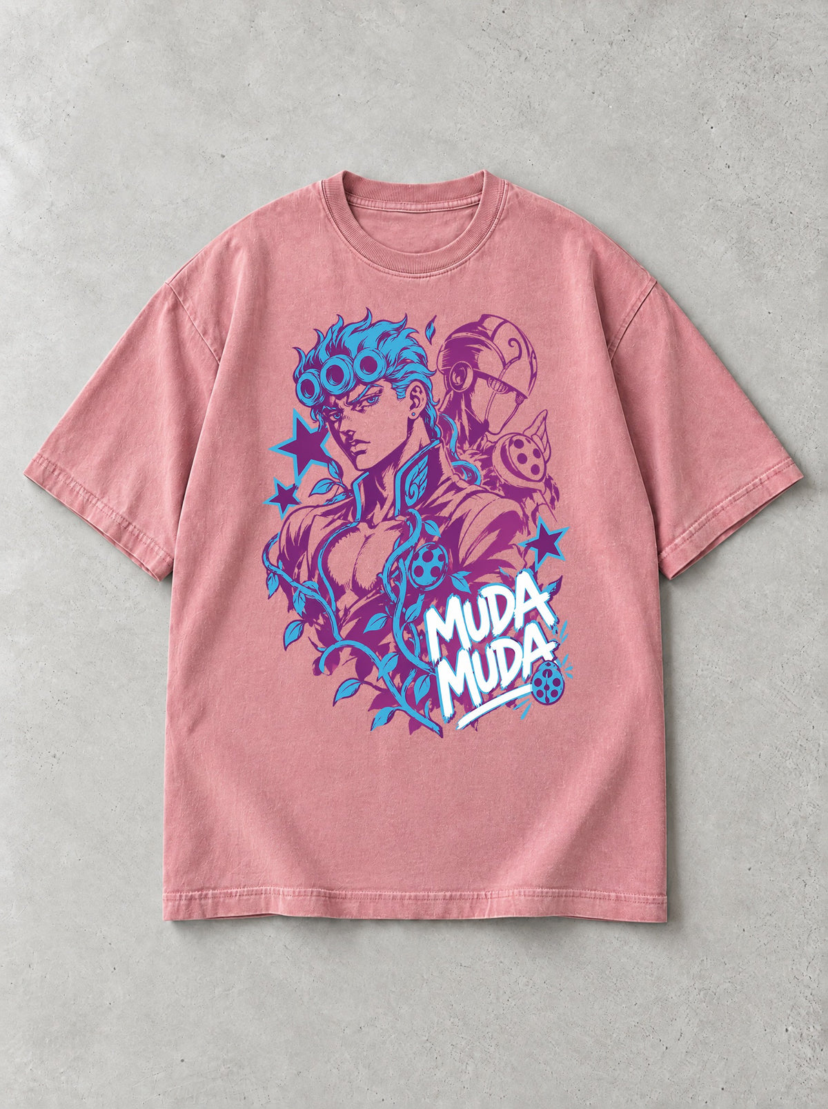 Ladybug Resolve Vintage Tee - JoJo's Bizarre Adventure-inspired design by Torazen, front view