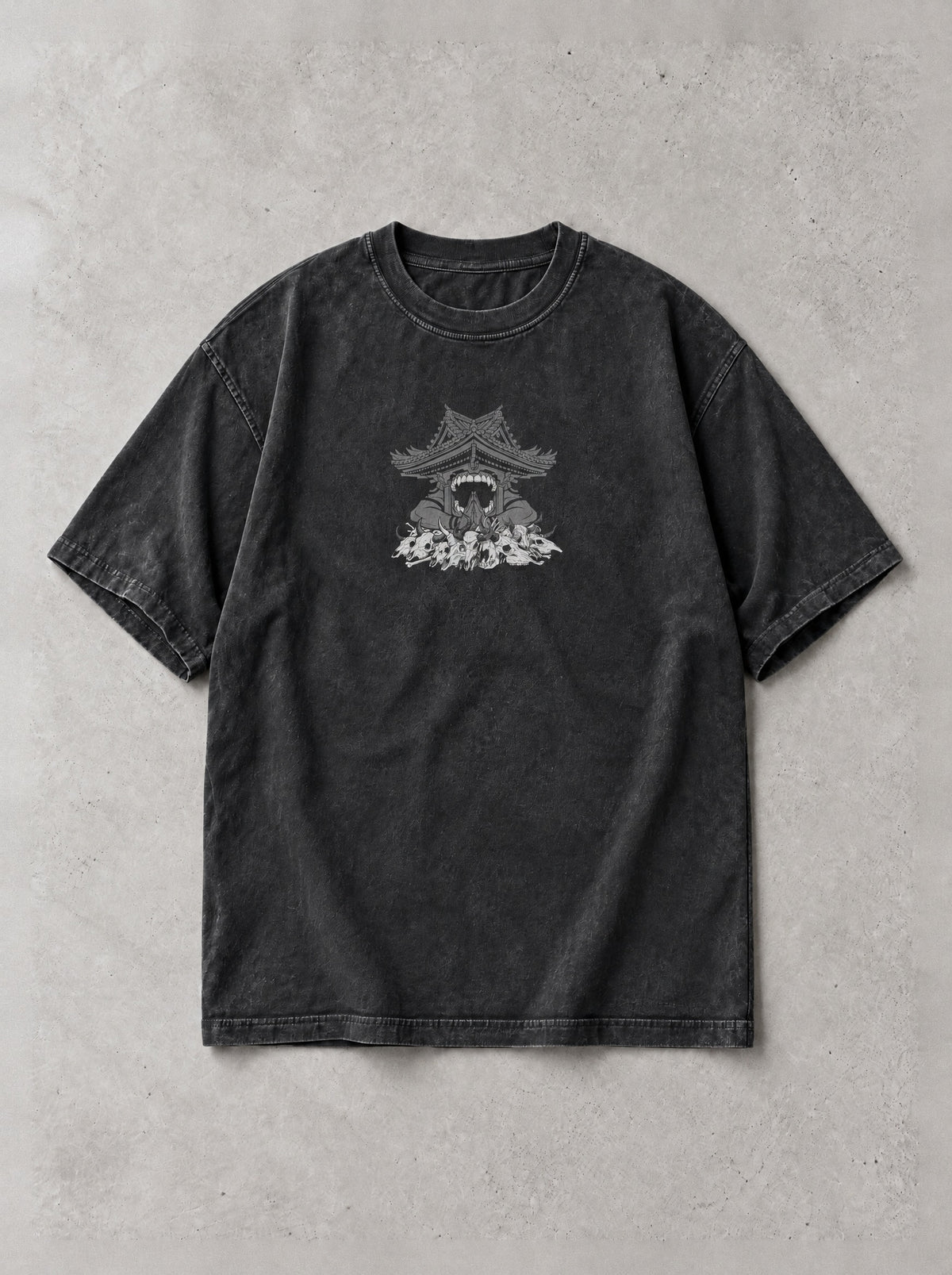 Handle With Care Vintage Tee - Jujutsu Kaisen-inspired design by Torazen, front view