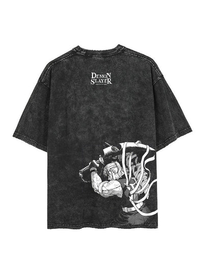 anime-inspired tee with lord tengen 2-sided vintage tee design