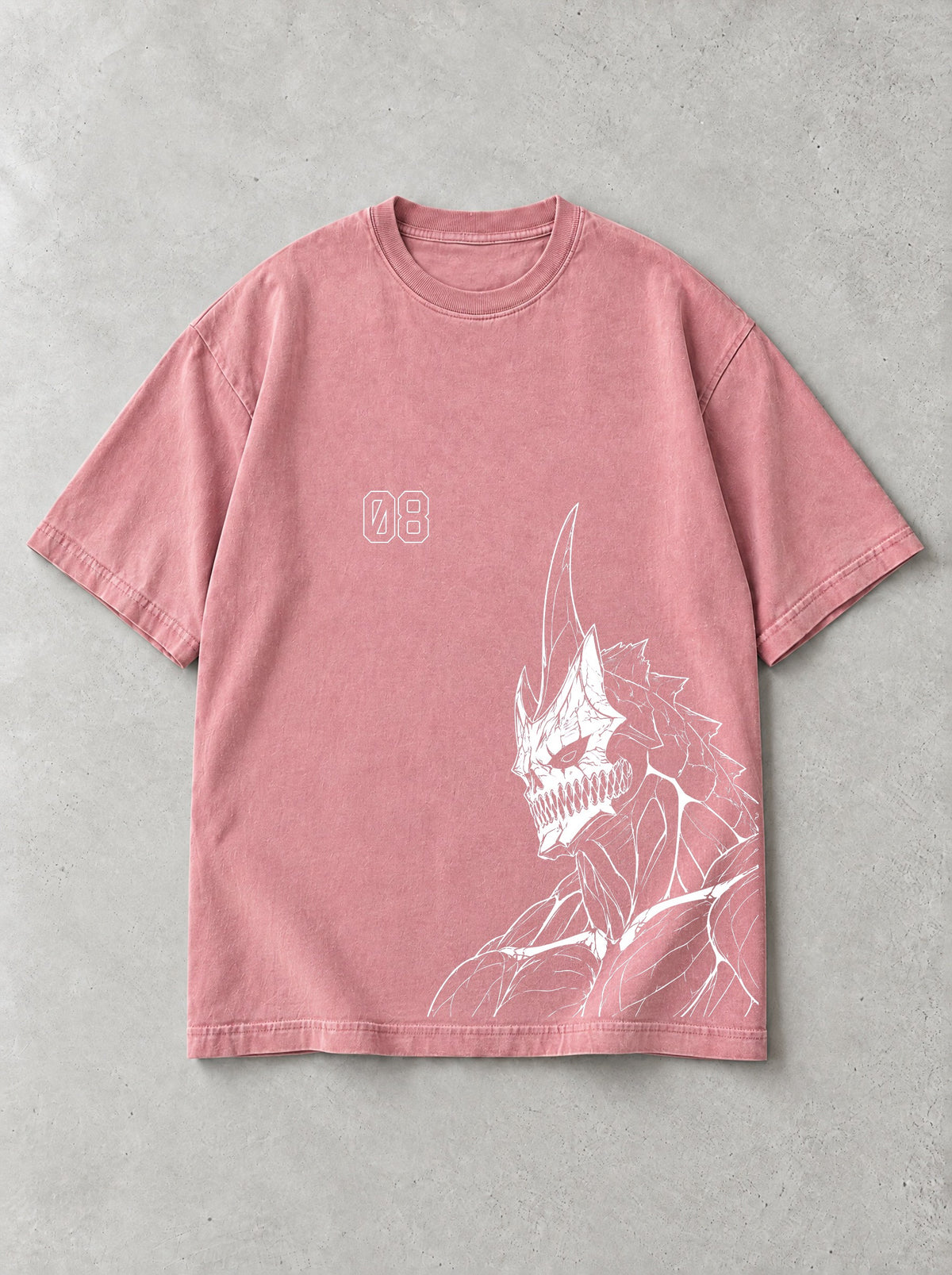 Kaiju Emergence Vintage Tee - Kaiju No. 8-inspired design by Torazen, front view