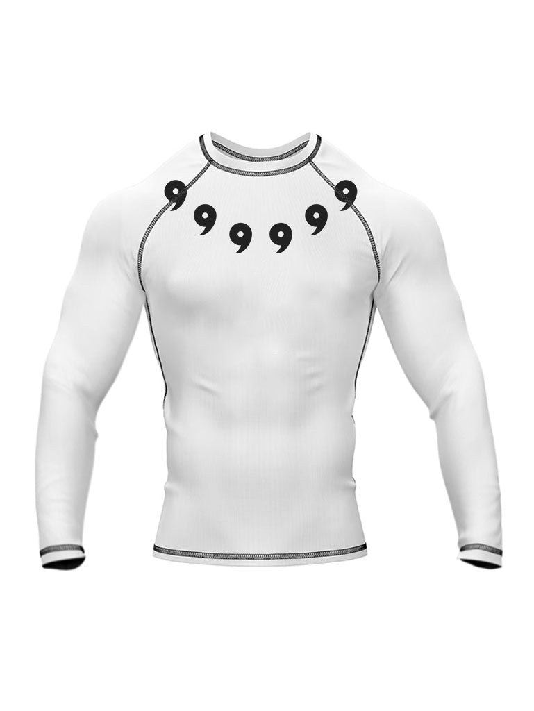 A long sleeve with anime-inspired design, blending manga shonen style with modern streetwear aesthetic.