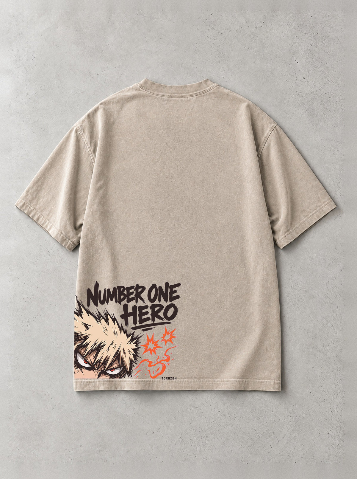 Explosive Ambition Vintage Tee by Torazen, back view