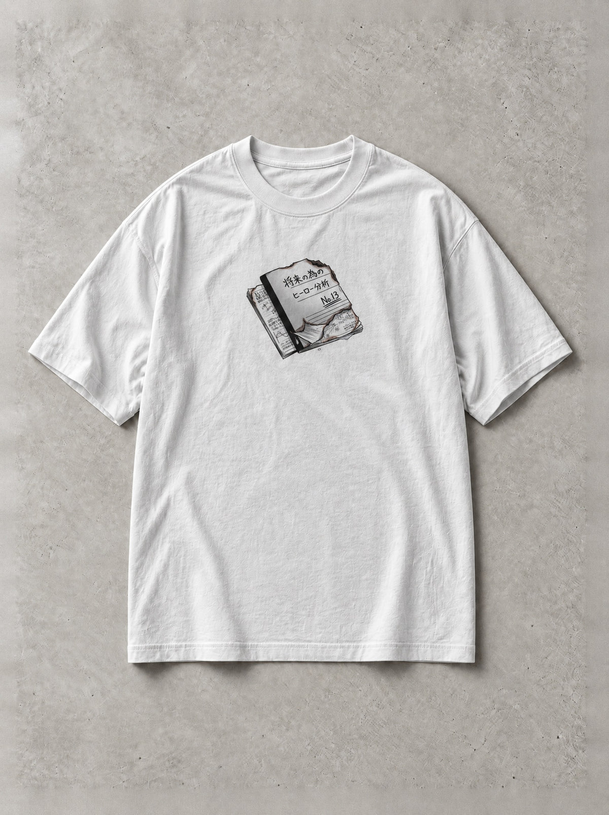 Rooftop Dream Vintage Tee - My Hero Academia-inspired design by Torazen, front view