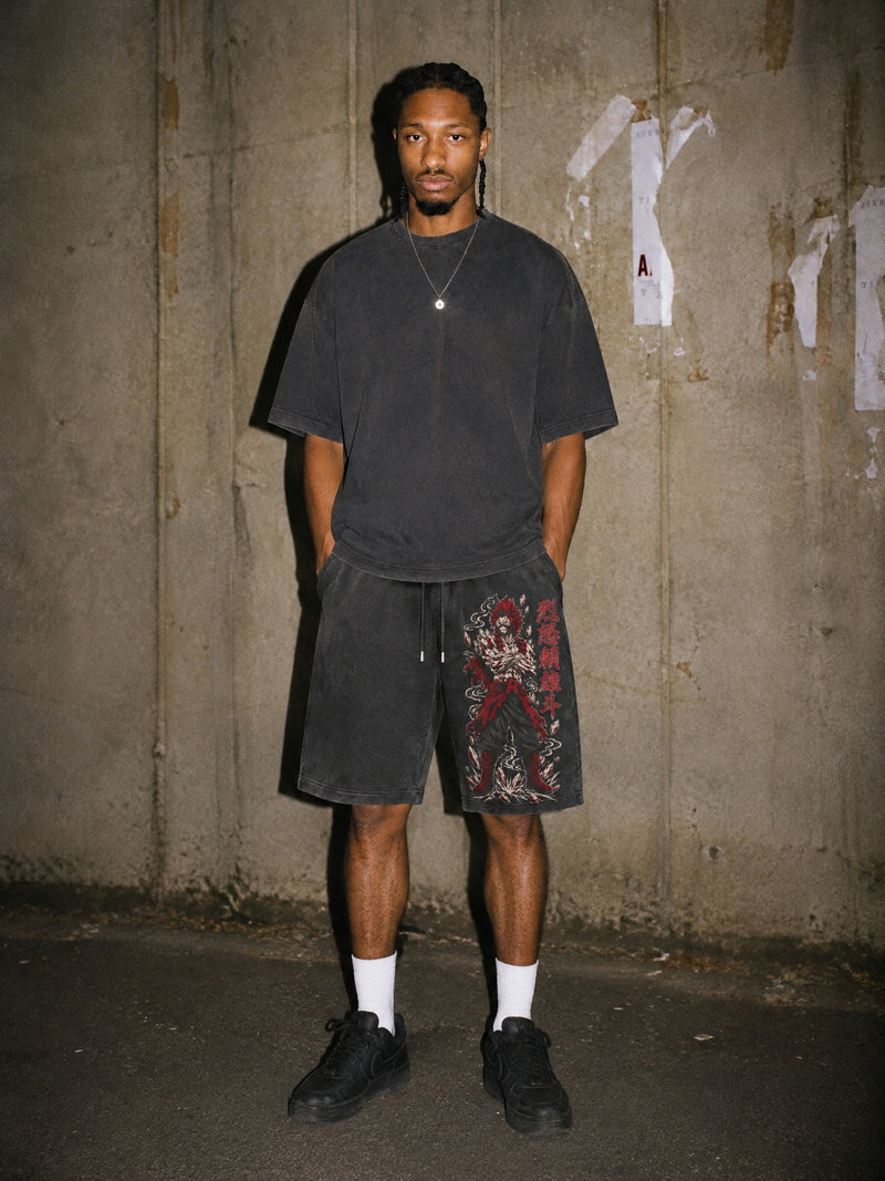 MHA ✦ Unbreakable Guard Shorts by Torazen, worn on model