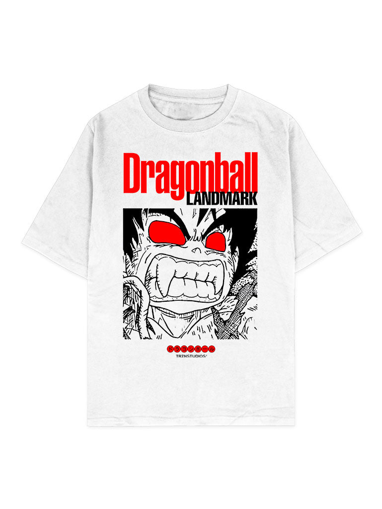 A t-shirt with anime-inspired design, blending manga shonen style with modern streetwear aesthetic.