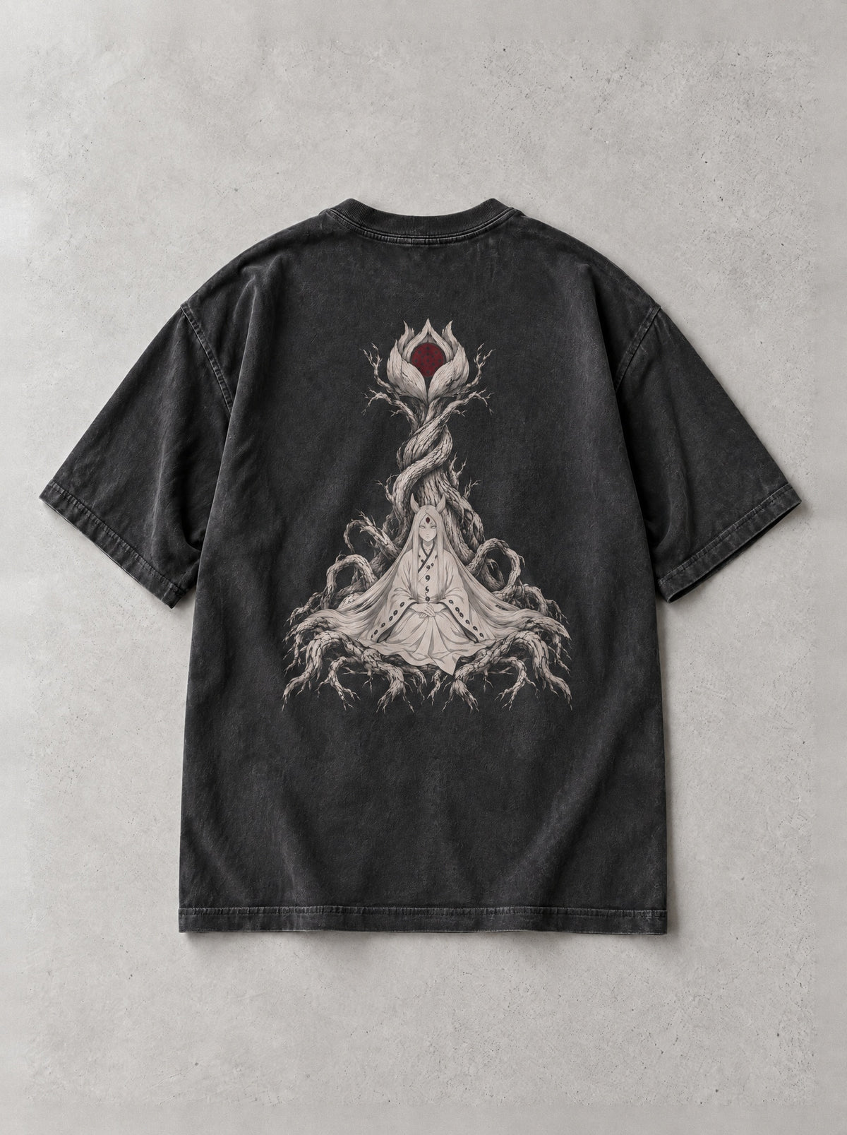 Ancient Roots Vintage Tee - Naruto-inspired design by Torazen, back view