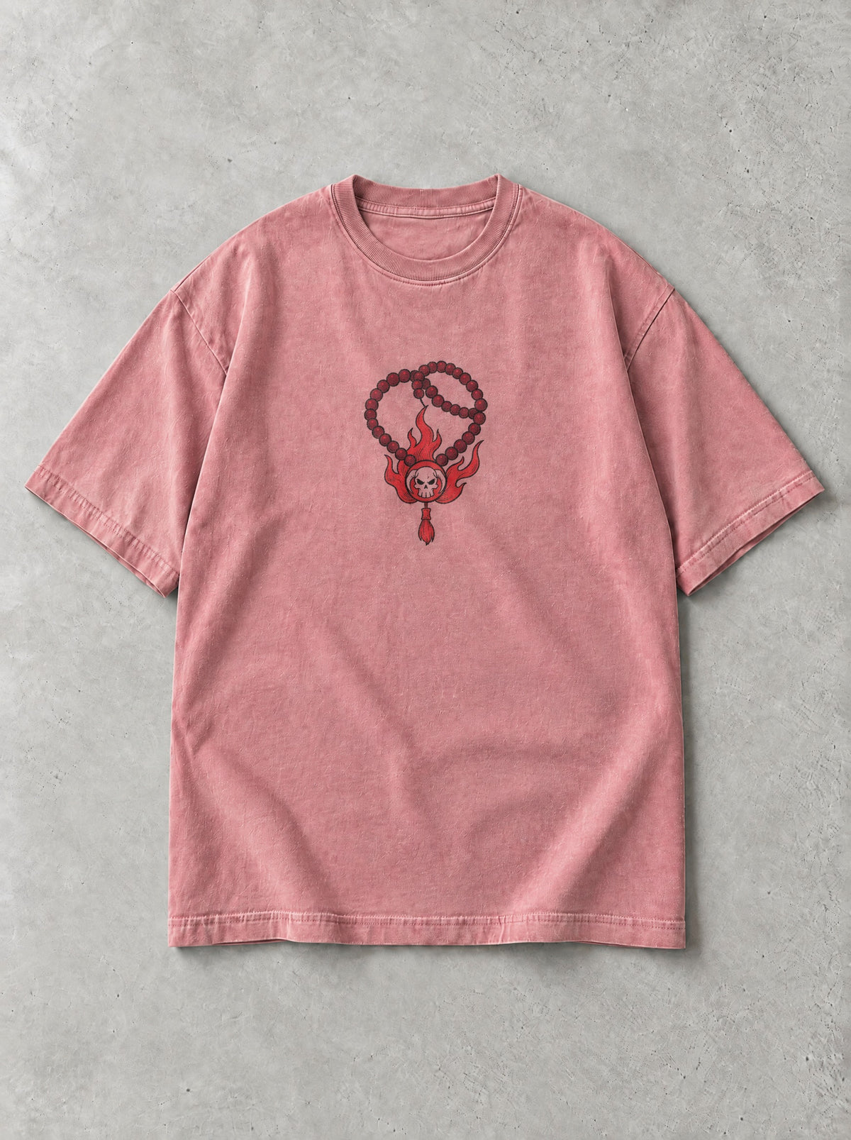 Crouched In Flames Vintage Tee - One Piece-inspired design by Torazen, front view