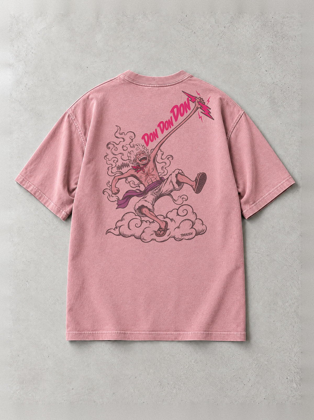 Drums Of Liberation Vintage Tee - One Piece-inspired design by Torazen, back view