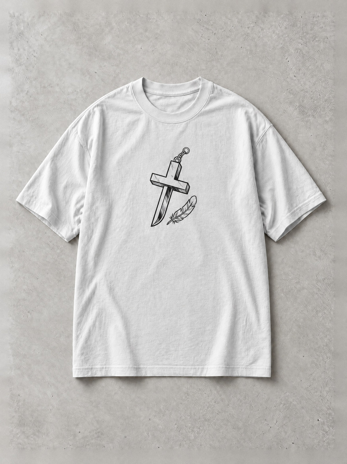 Plumed Hat Blade Vintage Tee - One Piece-inspired design by Torazen, front view