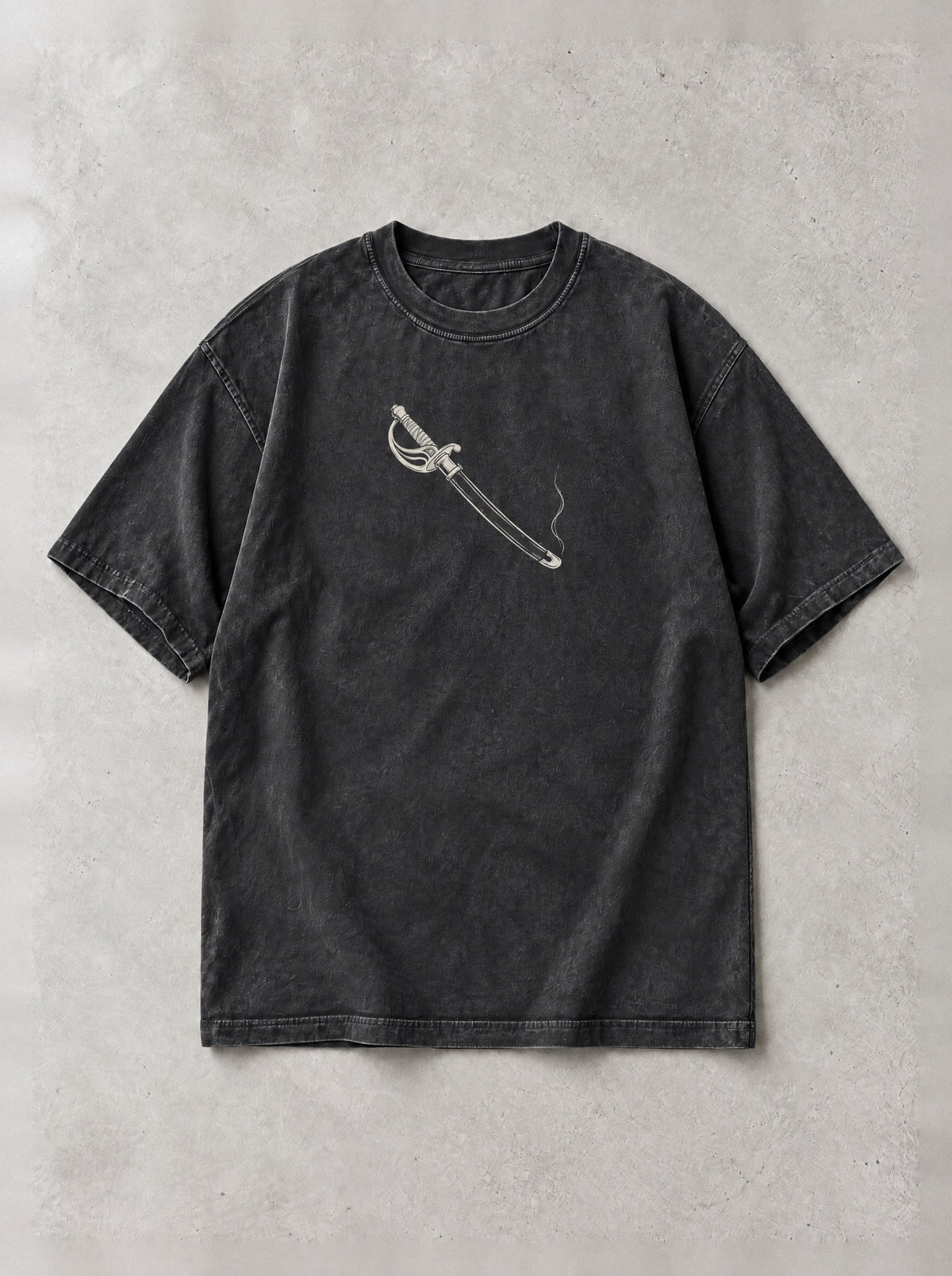 Red Force Crossbones Vintage Tee - One Piece-inspired design by Torazen, front view