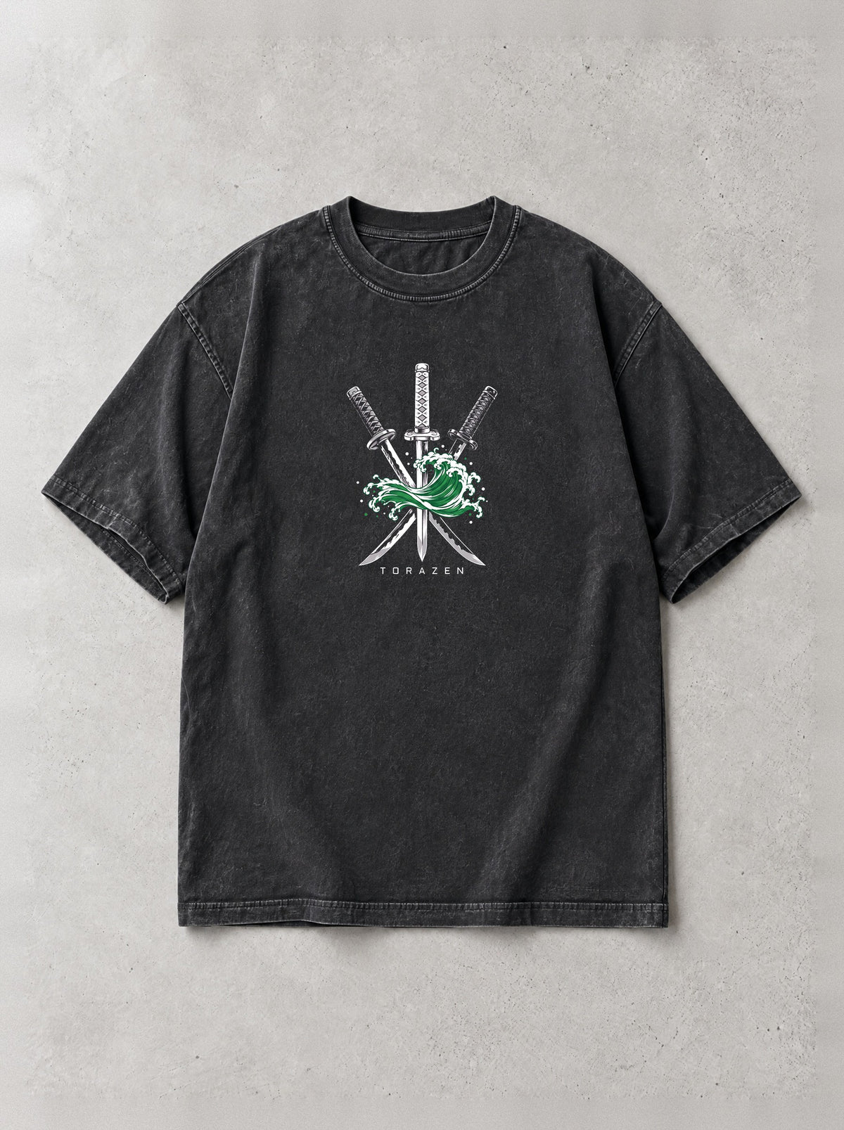 Three Sword Tide Vintage Tee by Torazen, front view