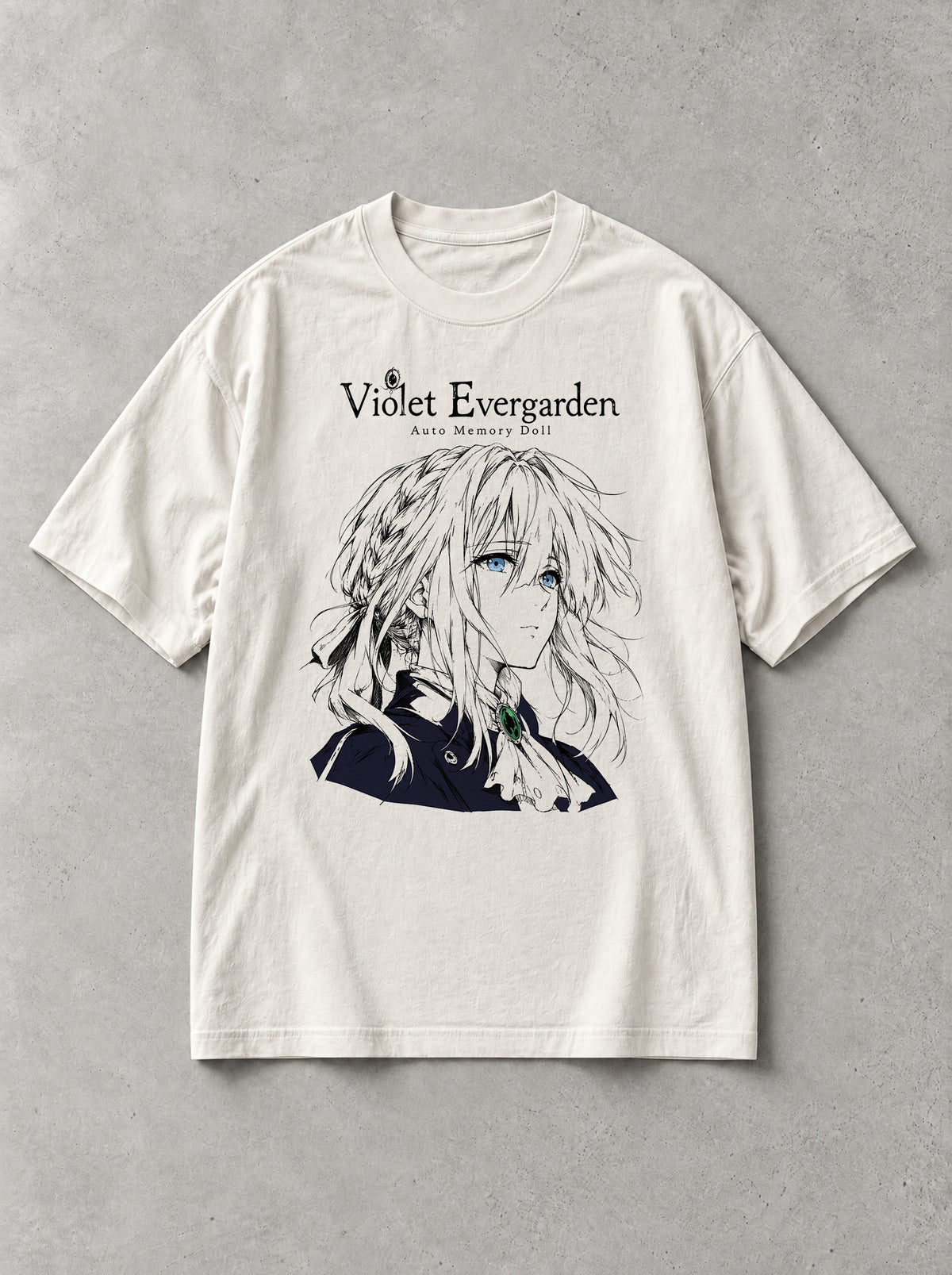 Auto Memory Portrait Vintage Tee - Violet Evergarden-inspired design by Torazen, front view