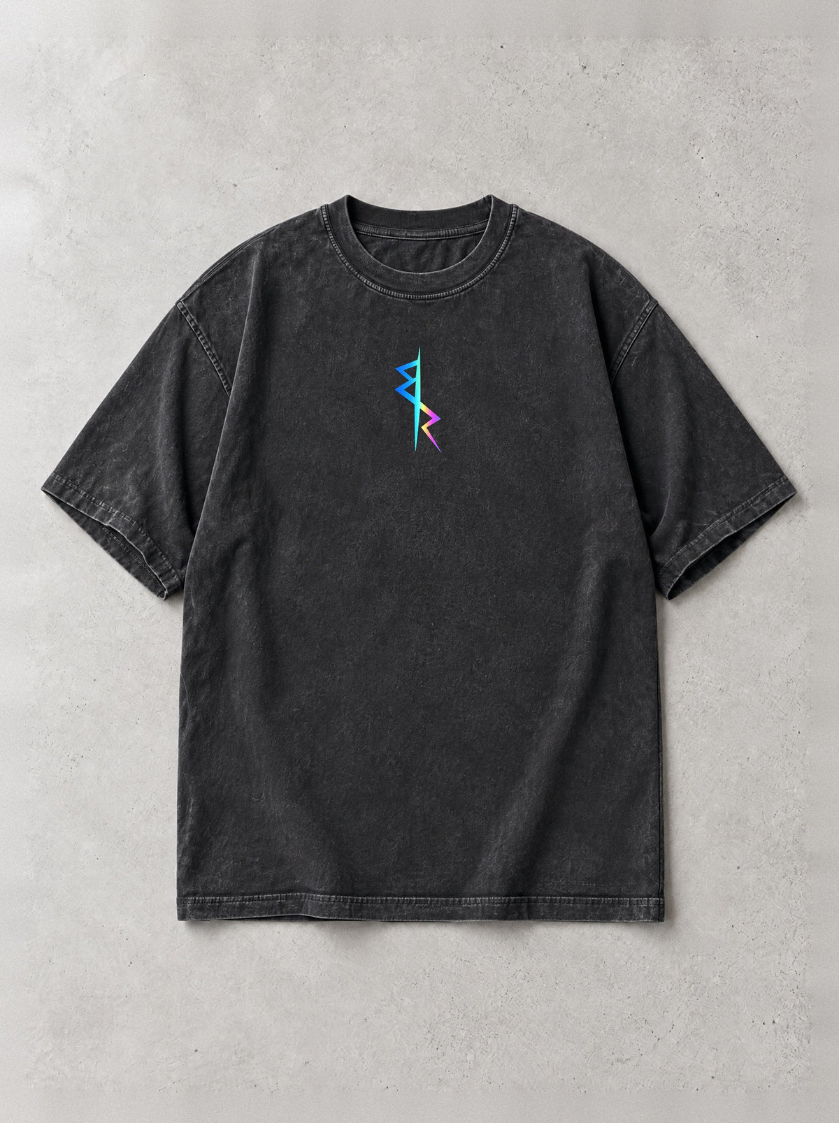 Chrome Spine Vintage Tee by Torazen, front view