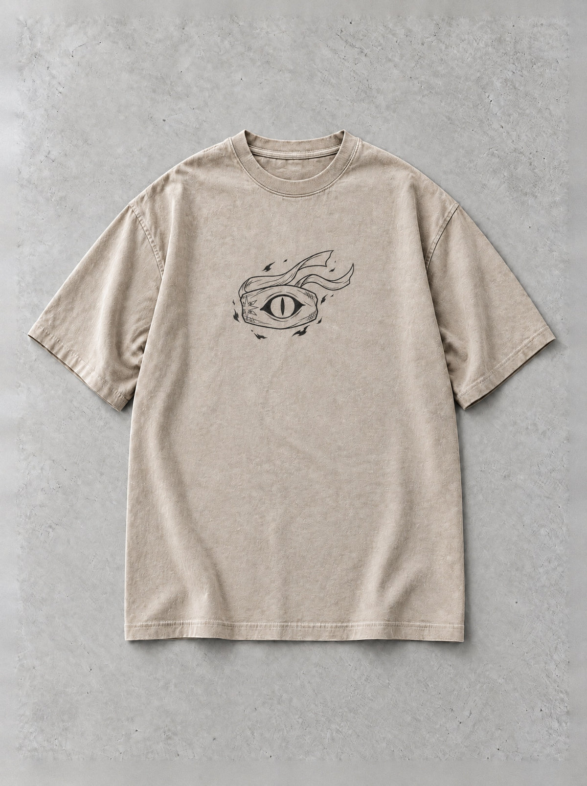 Darkness Flame Dragon Vintage Tee - Yu Yu Hakusho-inspired design by Torazen, front view