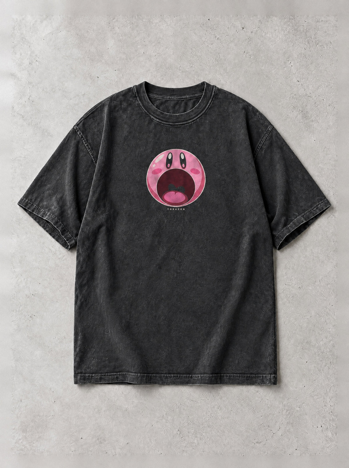 Endless Inhale Vintage Tee by Torazen, front view