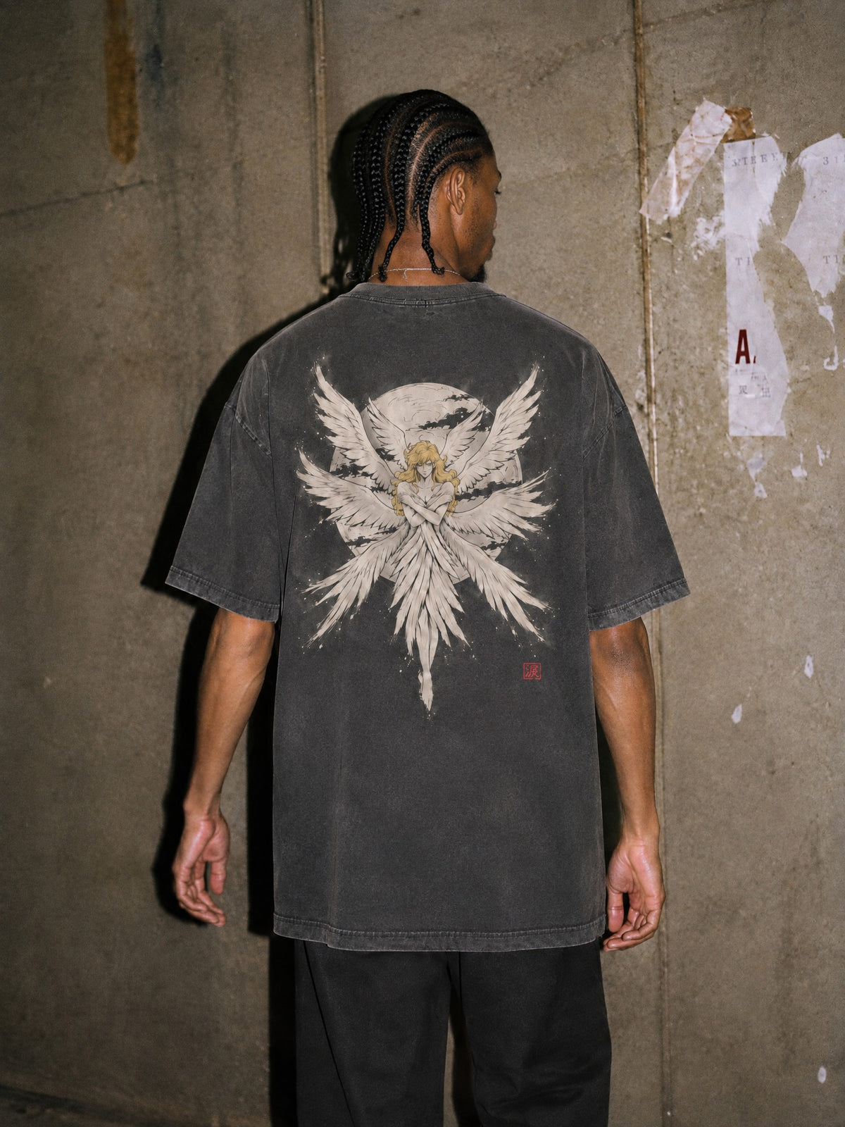 OTH ✦ Fallen Angel Ryo Vintage Tee by Torazen, worn on model