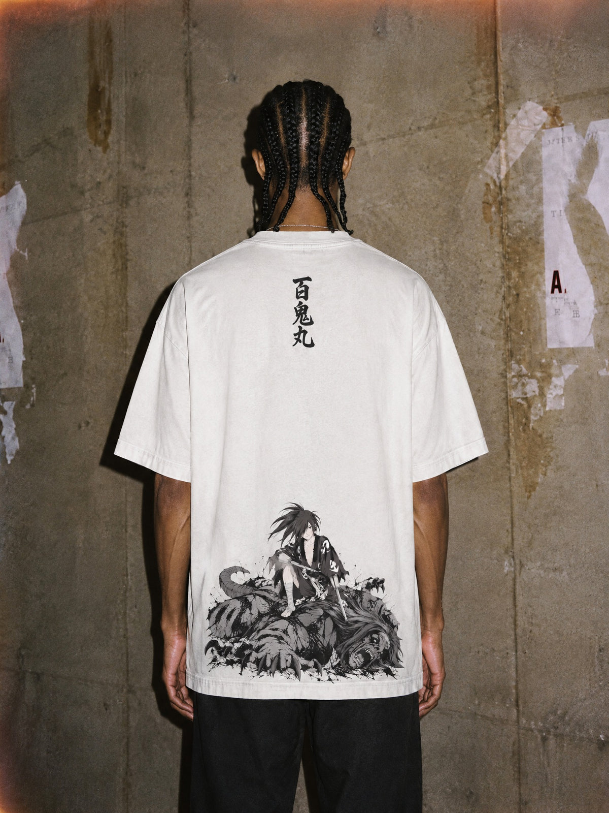 OTH ✦ Hundred Demon Rest Vintage Tee by Torazen, worn on model