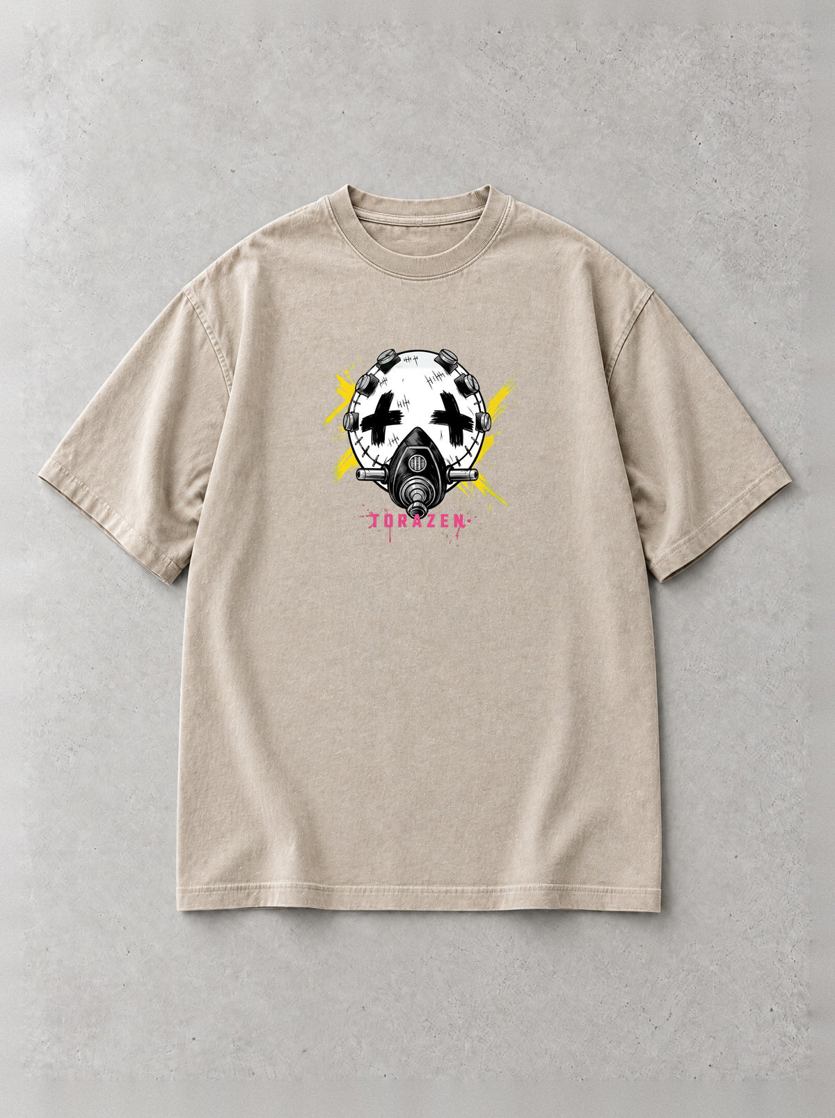 Masked Sweeper Vintage Tee by Torazen, front view