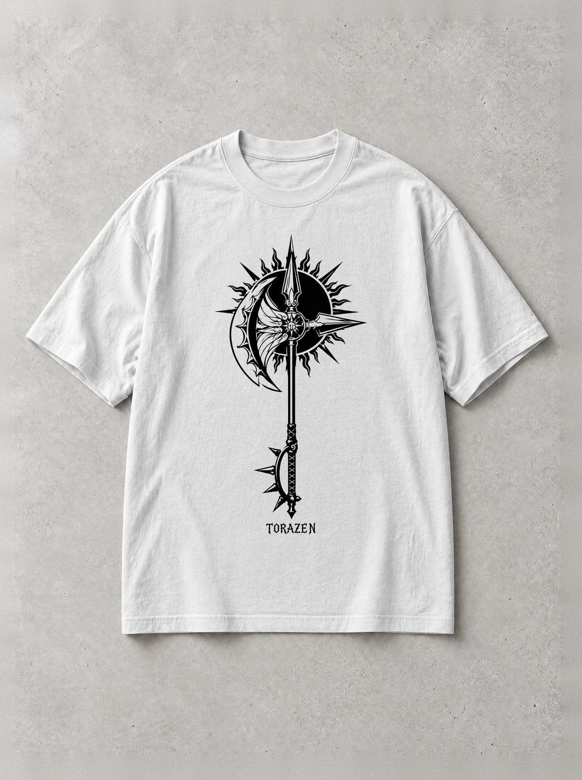 Pride Of The Sun Vintage Tee by Torazen, front view