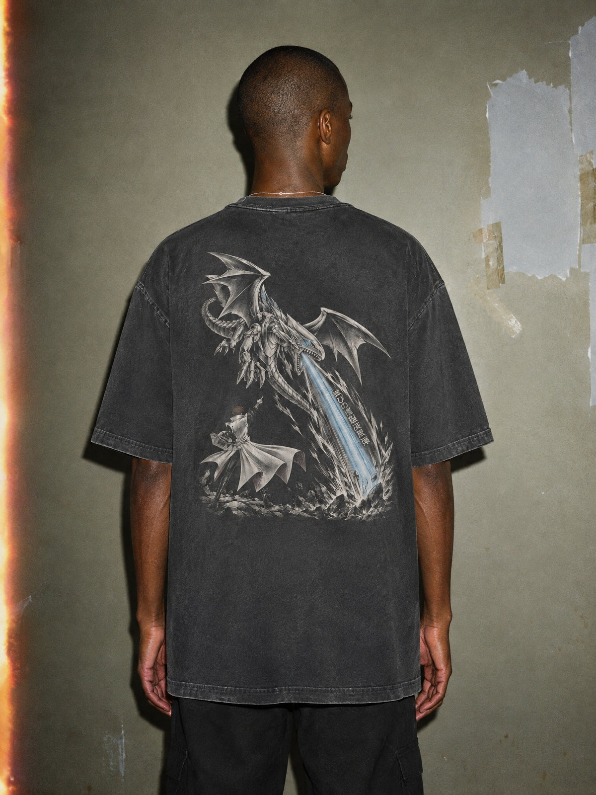 OTH ✦ Silver Wyrm Requiem Vintage Tee by Torazen, worn on model
