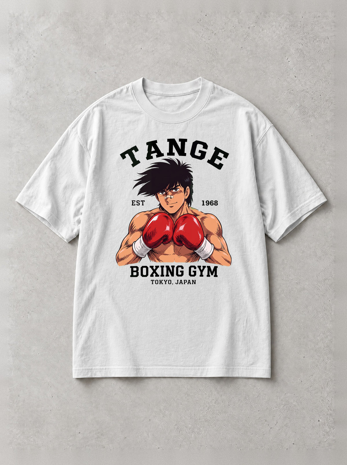 Tomorrow Gym Crest Vintage Tee - Ashita no Joe-inspired design by Torazen, front view