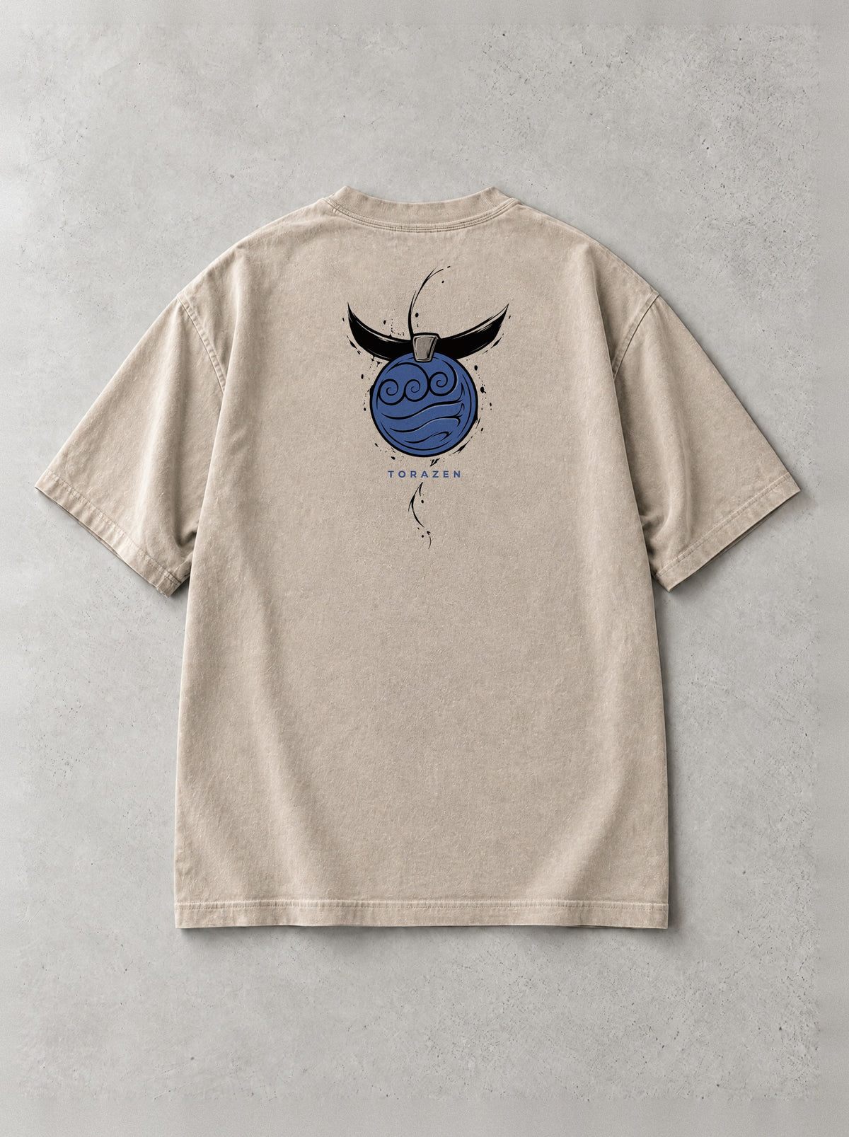Water Tribe Stance Vintage Tee by Torazen, back view