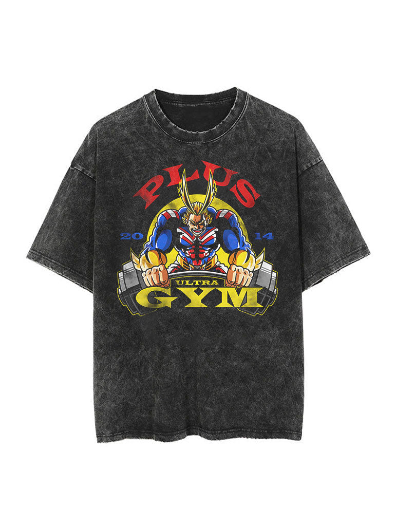 A t-shirt with anime-inspired design, blending manga shonen style with modern streetwear aesthetic.