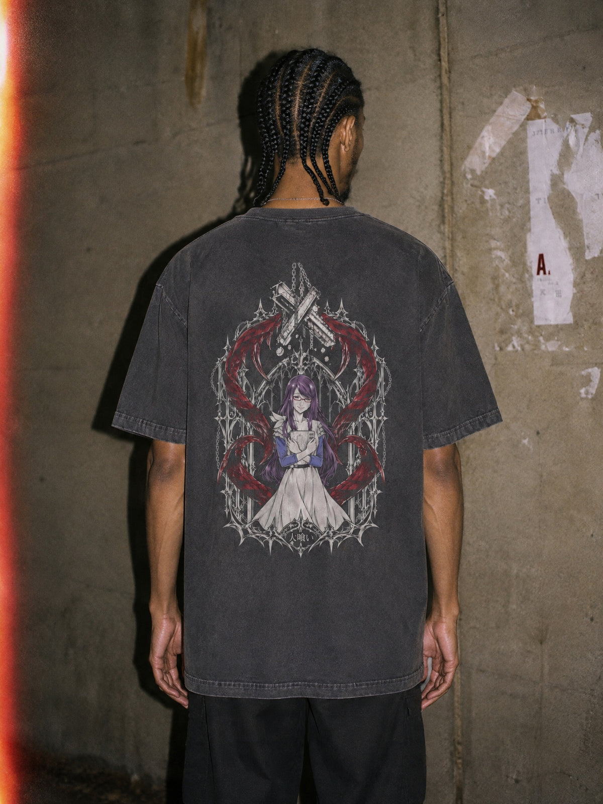 TYO-GHL ✦ Binge Eater Vintage Tee by Torazen, worn on model