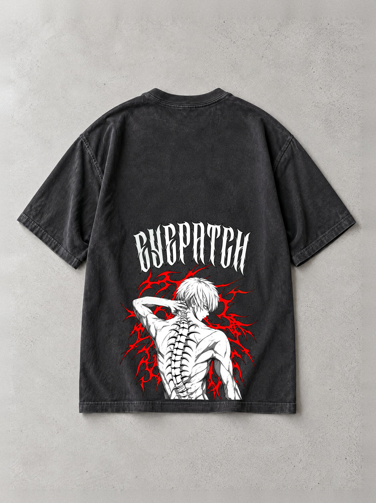 Eyepatch Spine Vintage Tee - Tokyo Ghoul-inspired design by Torazen, back view