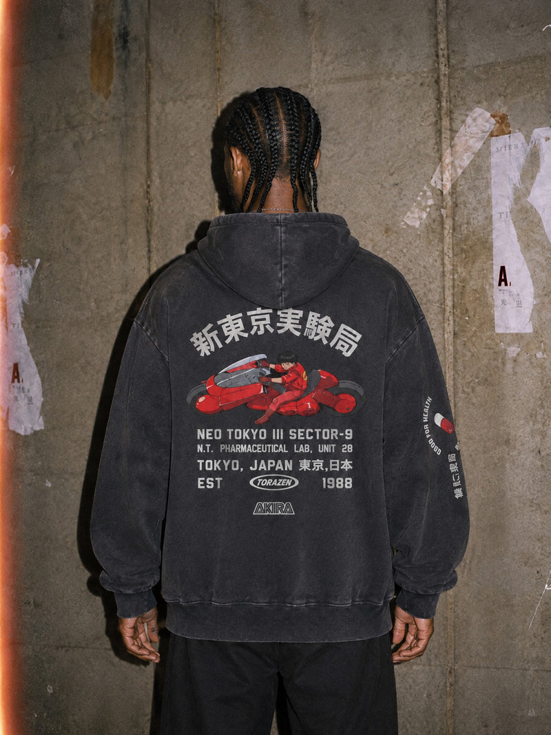 AKIRA ✦ Akira Vintage Hoodie by Torazen, worn on model