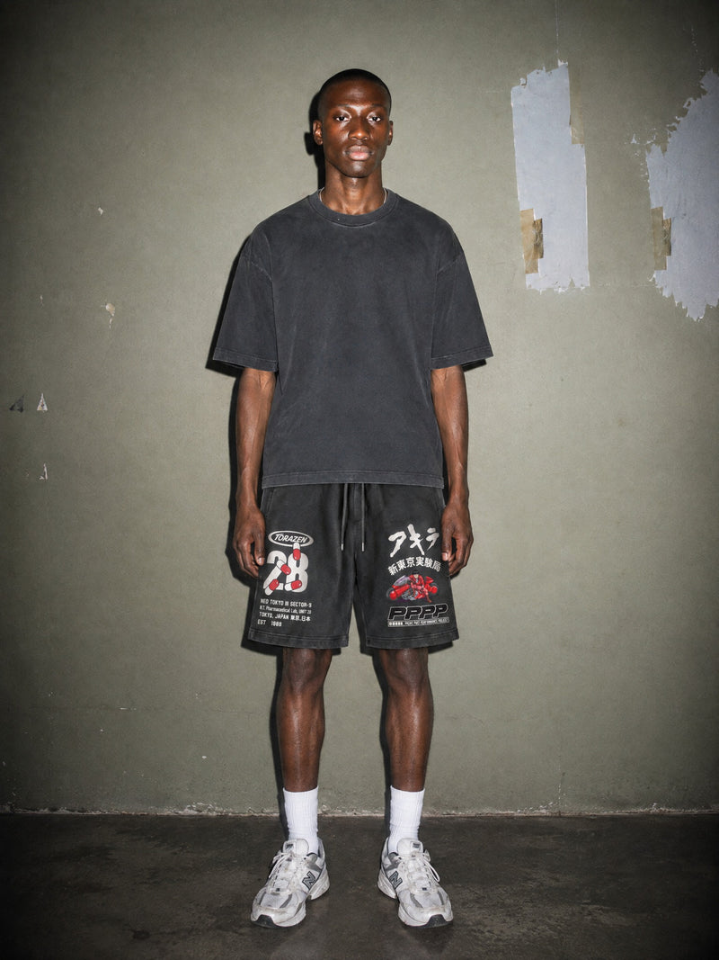 AKIRA ✦ Neo Tokyo 28 Shorts by Torazen, worn on model