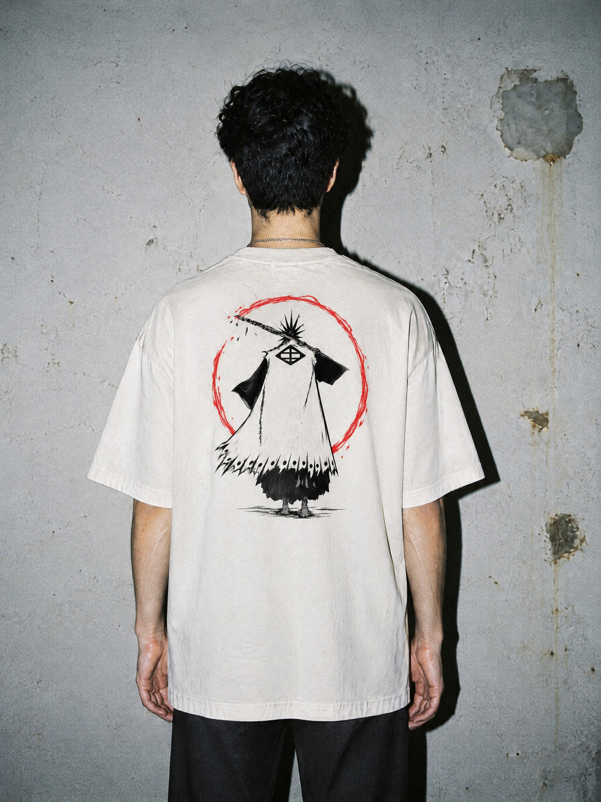BLCH ✦ Endless Brawl Circle Vintage Tee by Torazen, worn on model
