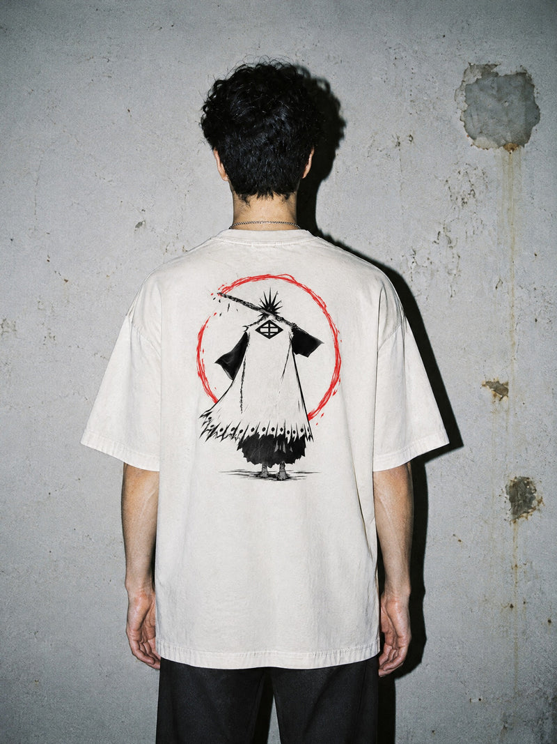 BLCH ✦ Endless Brawl Circle Vintage Tee by Torazen, worn on model