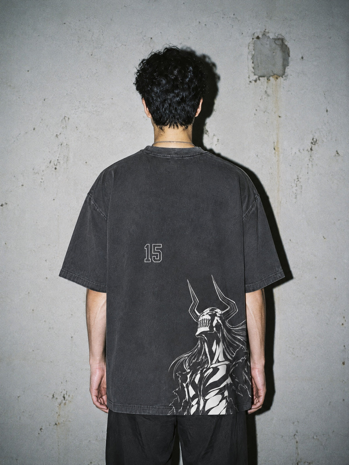 BLCH ✦ Fifteen Horned Hollow Vintage Tee by Torazen, worn on model
