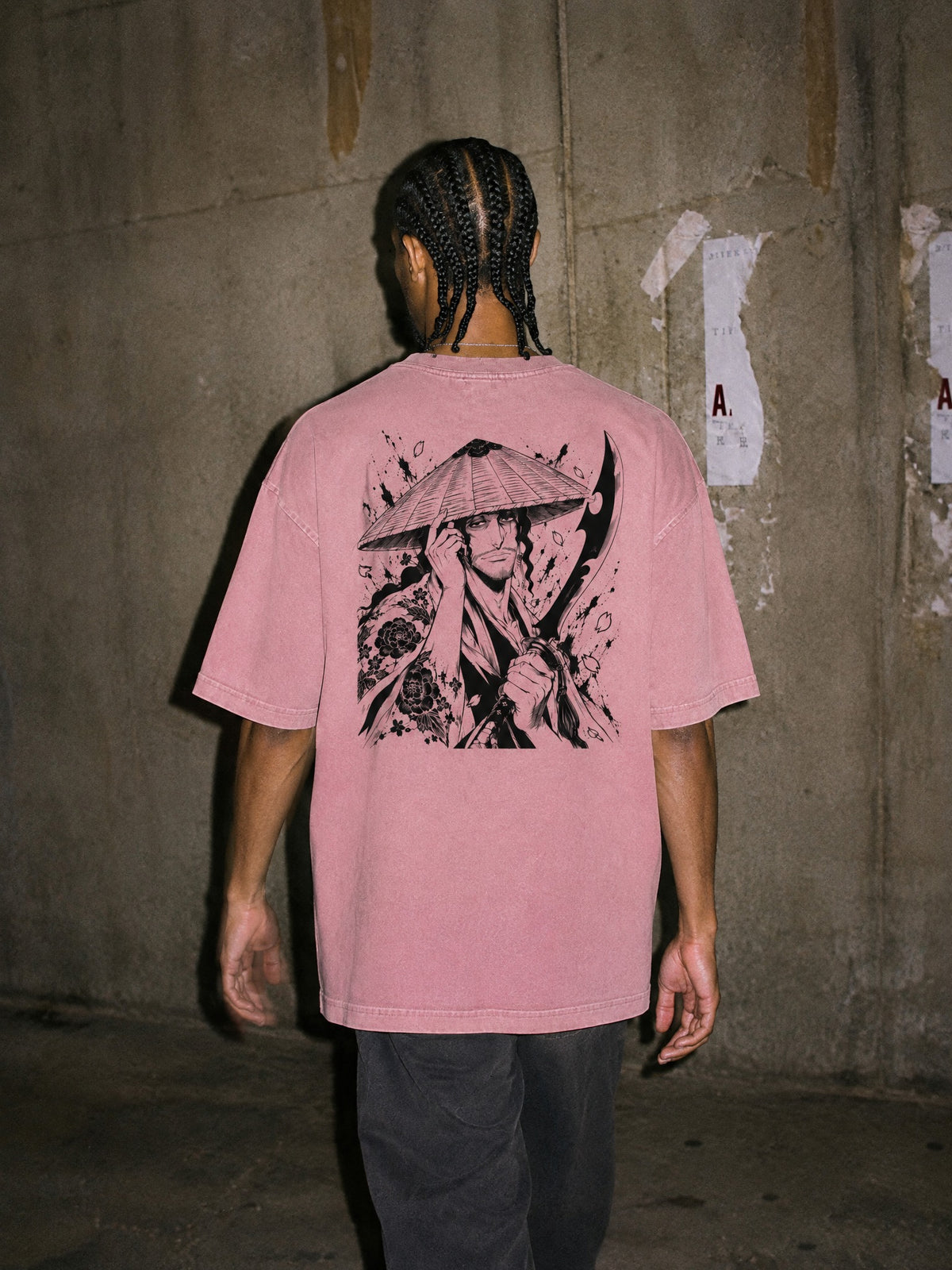 BLCH ✦ Straw Hat Captain Vintage Tee by Torazen, worn on model