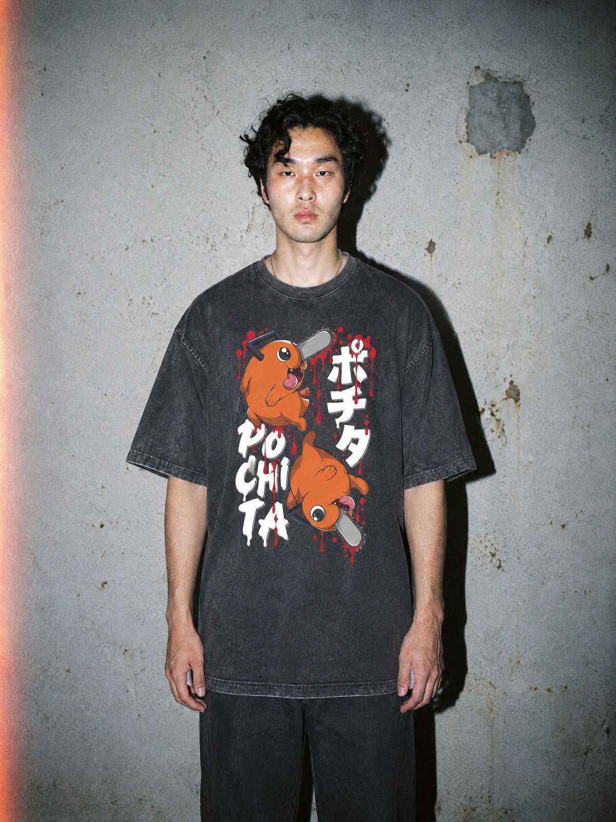 CSM ✦ Devil Dog Drip Vintage Tee by Torazen, worn on model