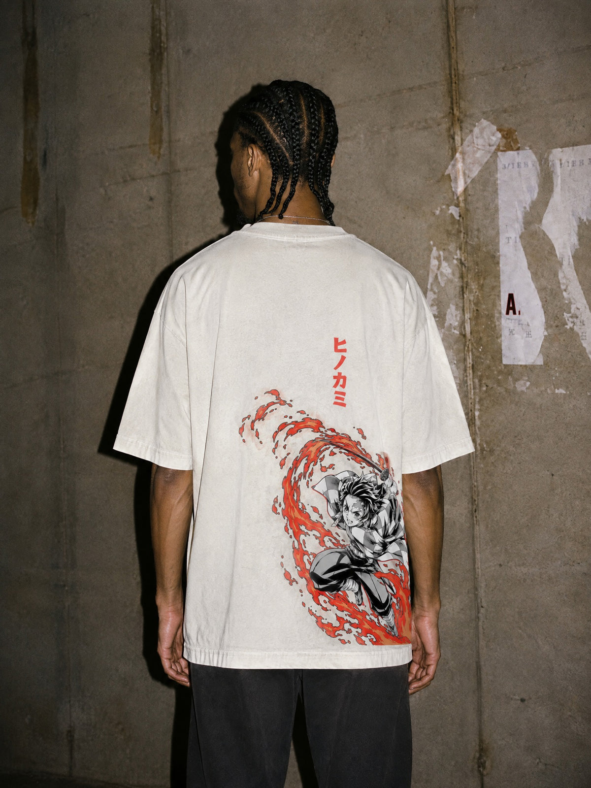 D-SLYR ✦ Sun Dance Arc Vintage Tee by Torazen, worn on model
