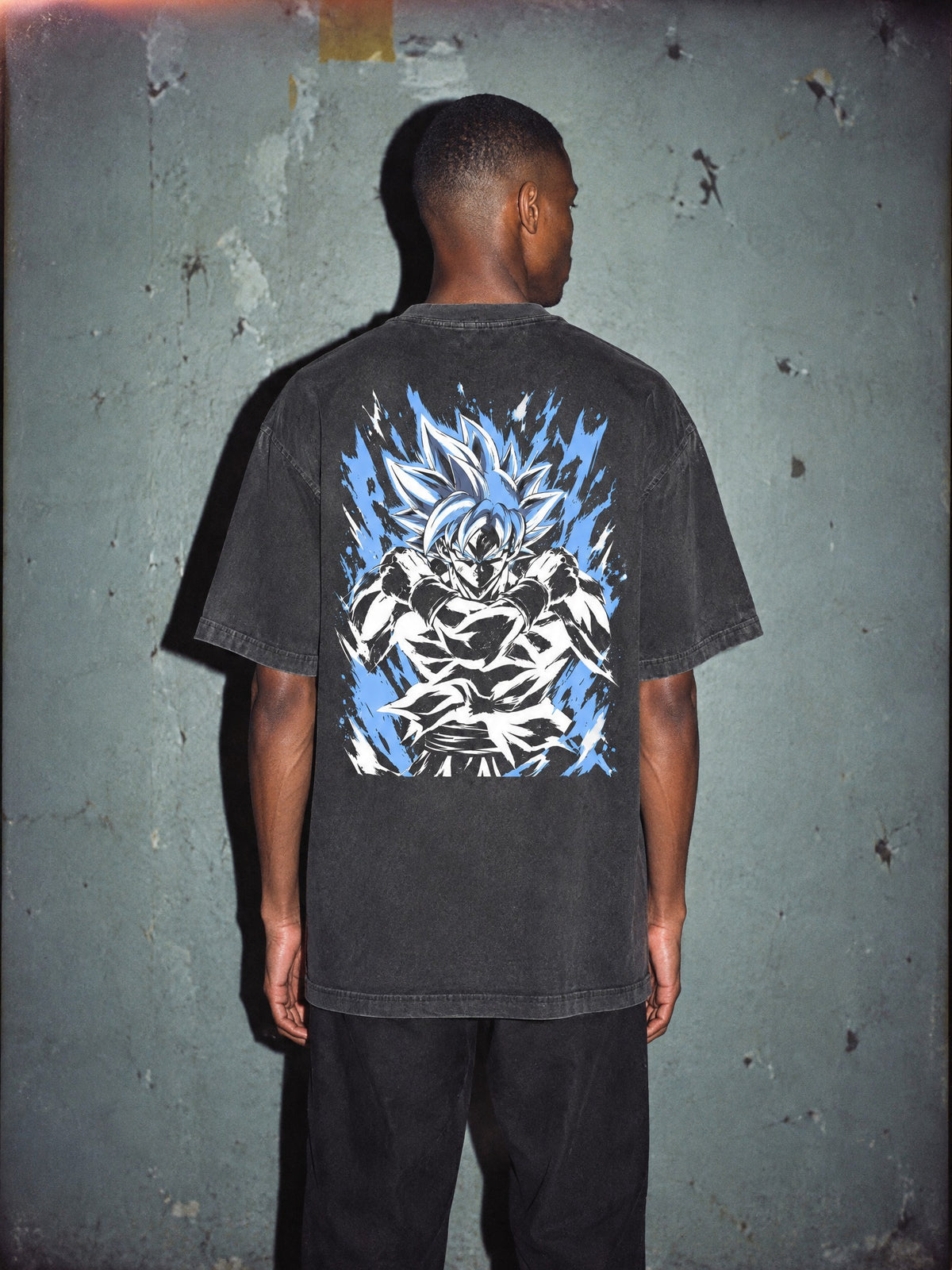 DBZ ✦ Silver Instinct Vintage Tee by Torazen, worn on model