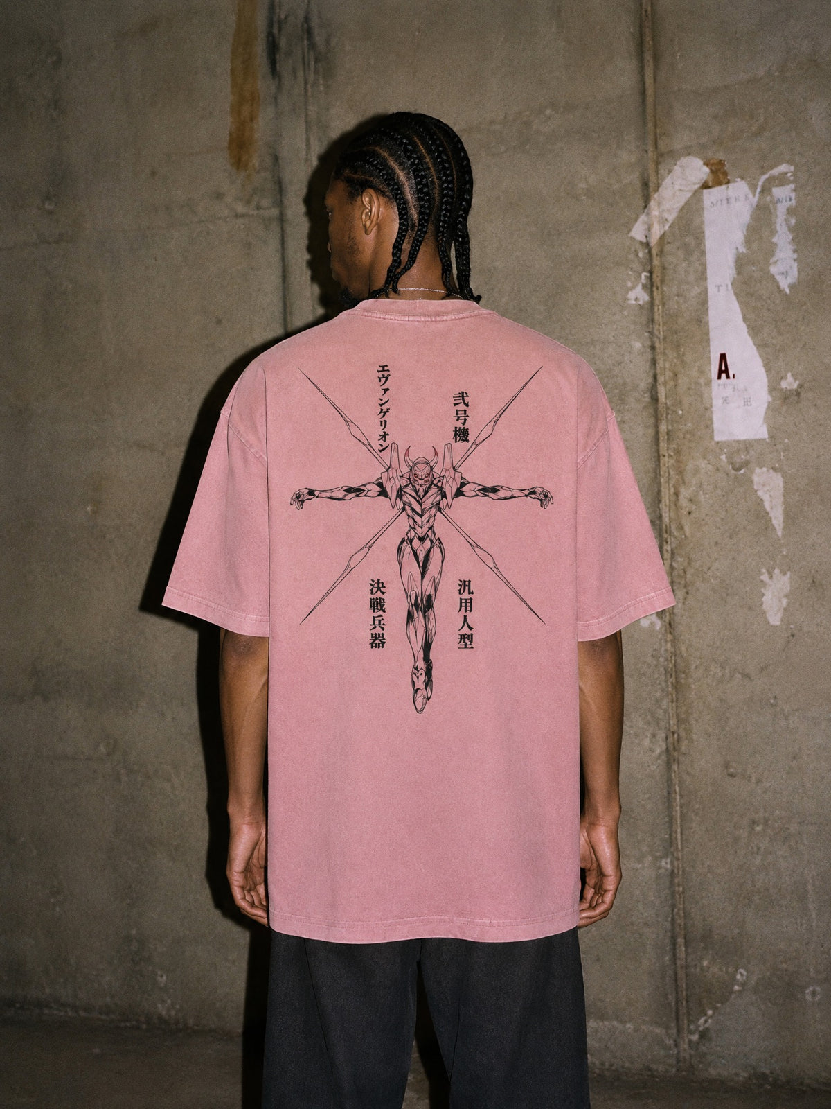 EVA ✦ Unit Two Crucifix Vintage Tee by Torazen, worn on model