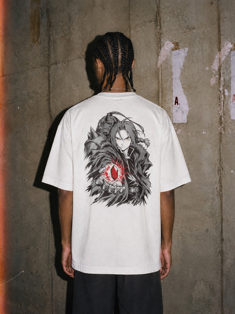 FMA ✦ Price Of The Stone Vintage Tee by Torazen, worn on model