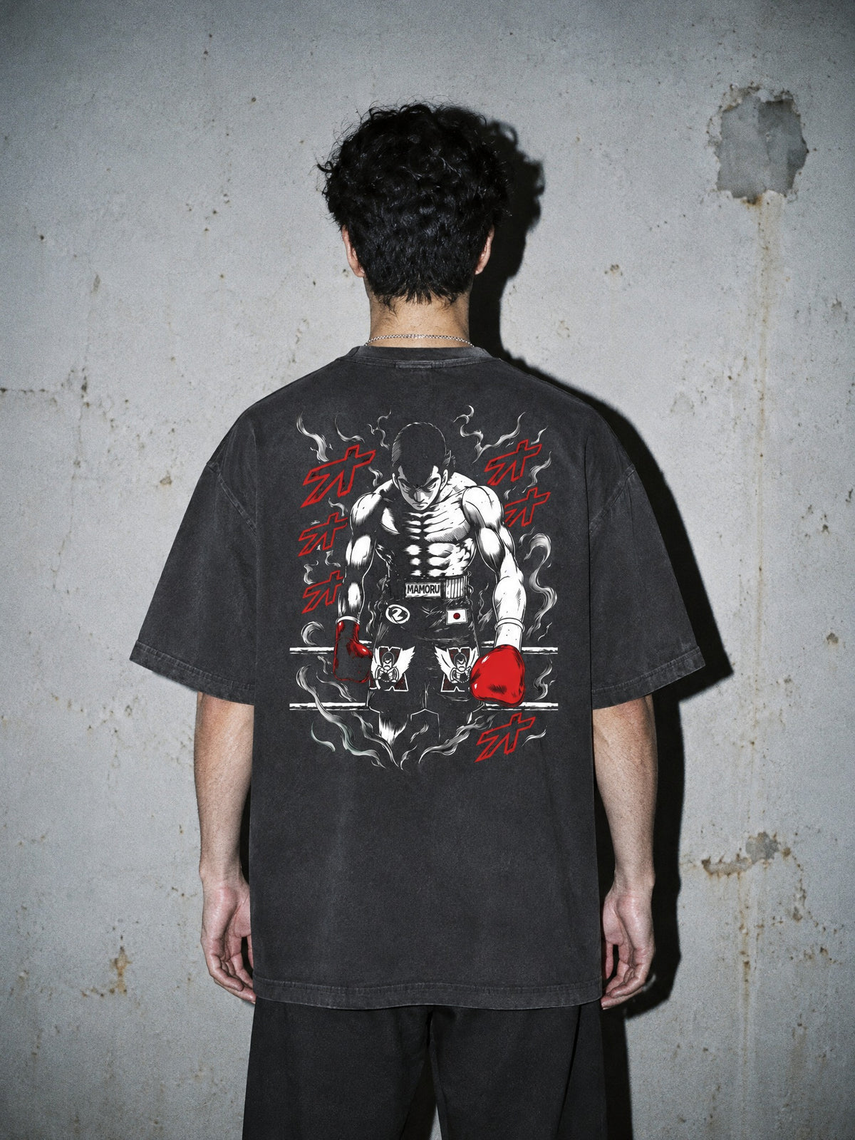 IPPO ✦ Head Bowed Champion Vintage Tee by Torazen, worn on model