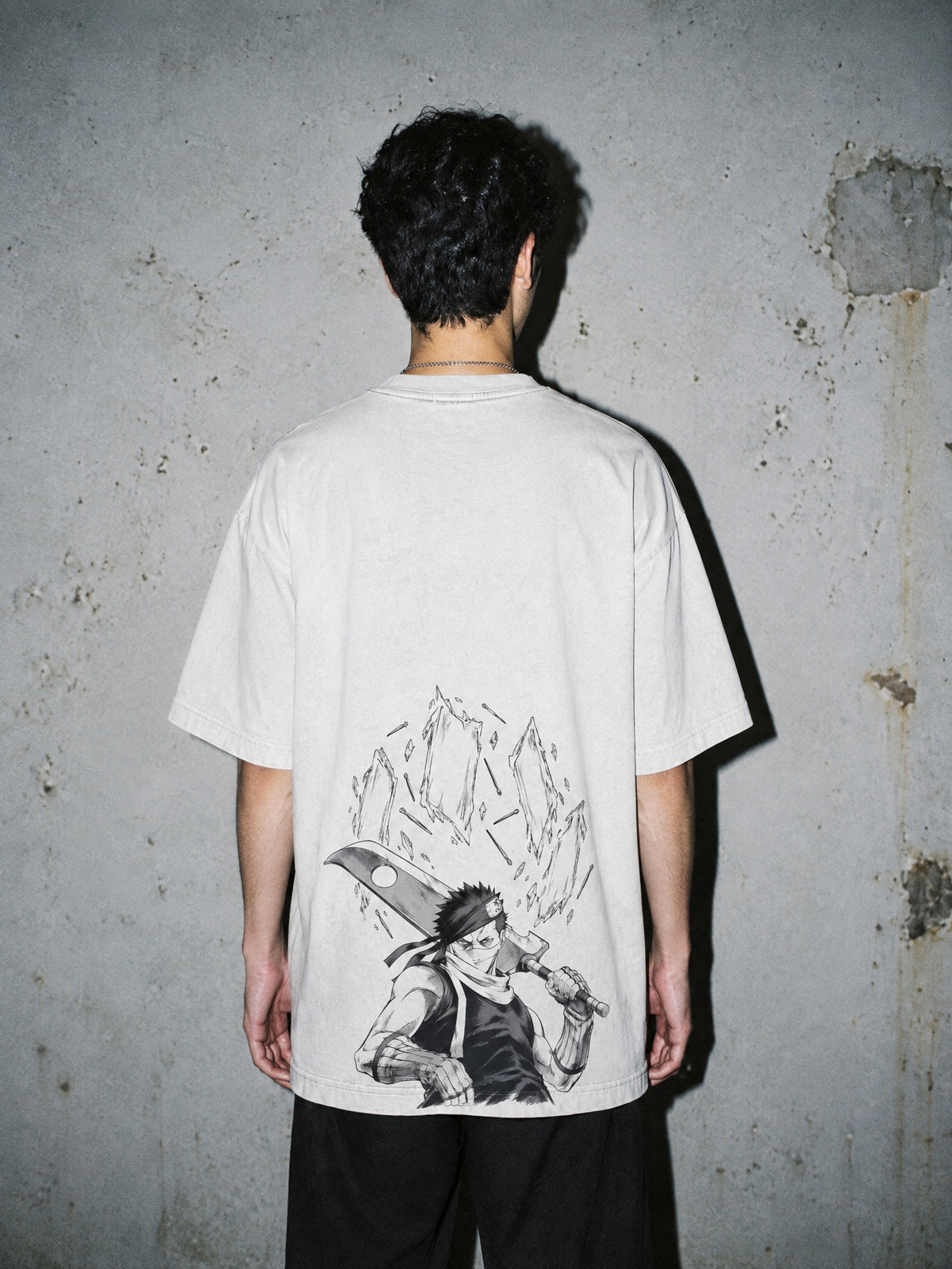NRTO ✦ Demon Of The Mist Vintage Tee by Torazen, worn on model