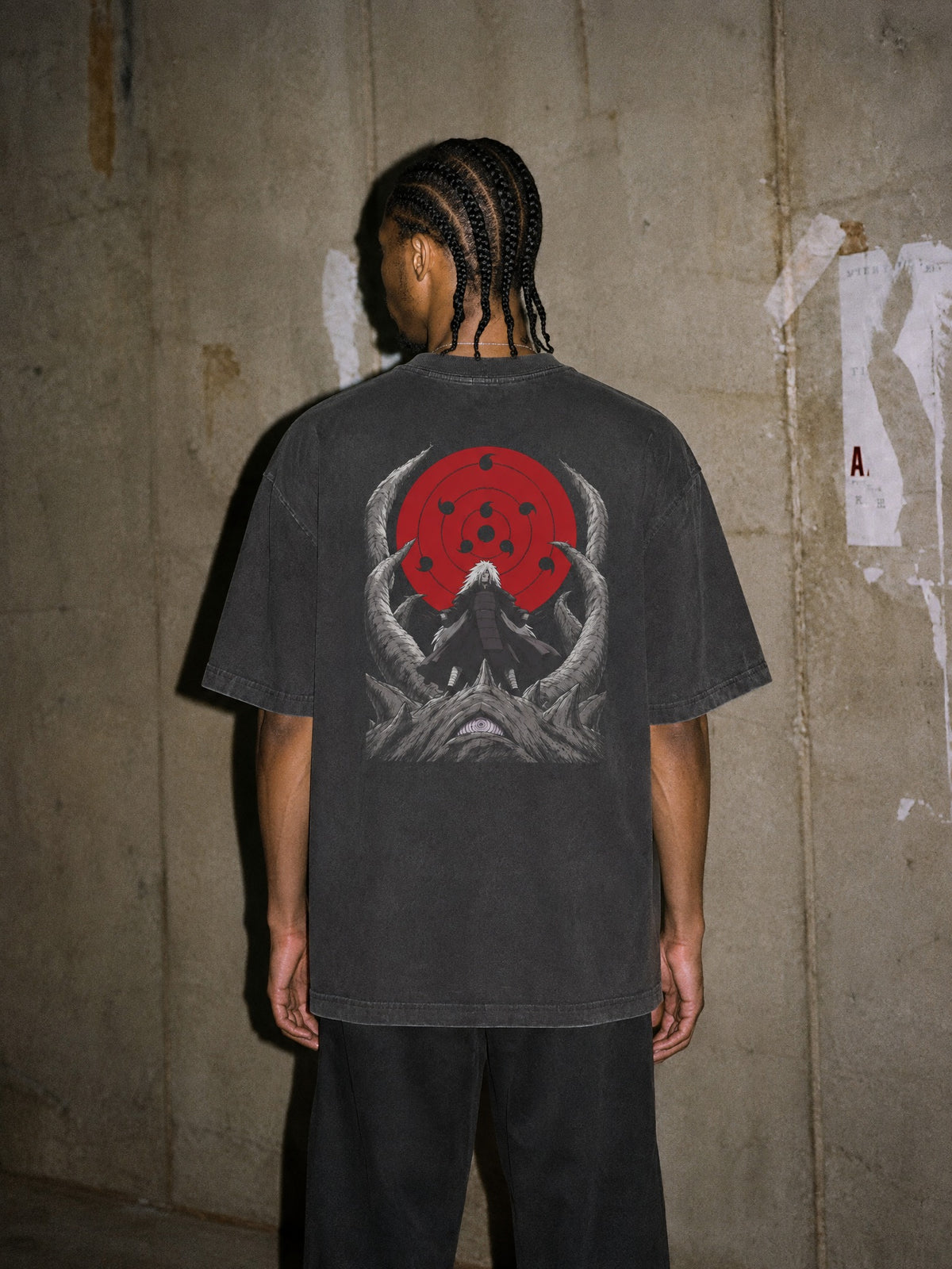NRTO ✦ Moon Eye Ascent Vintage Tee by Torazen, worn on model