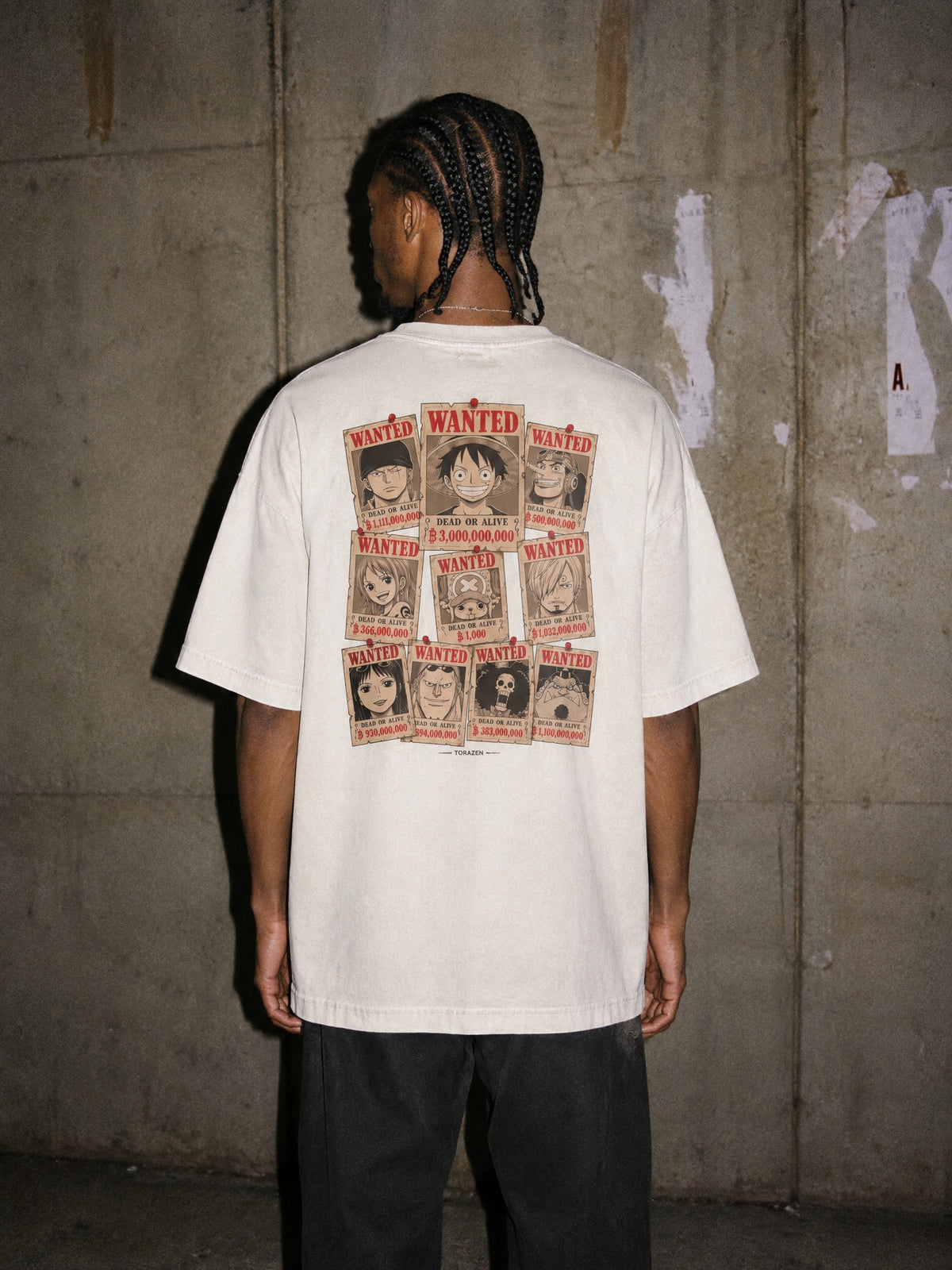 OP ✦ Dead Or Alive Crew Vintage Tee by Torazen, worn on model