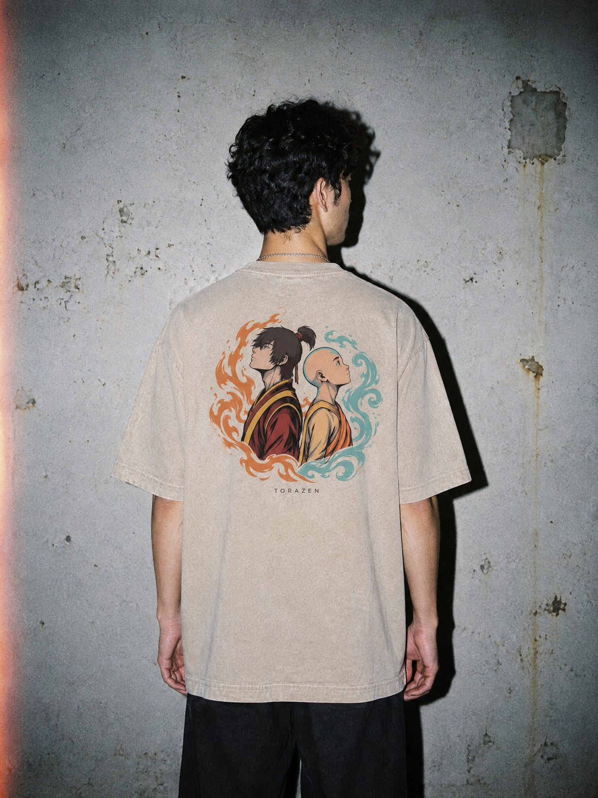OTH ✦ Fire And Air Vintage Tee by Torazen, worn on model
