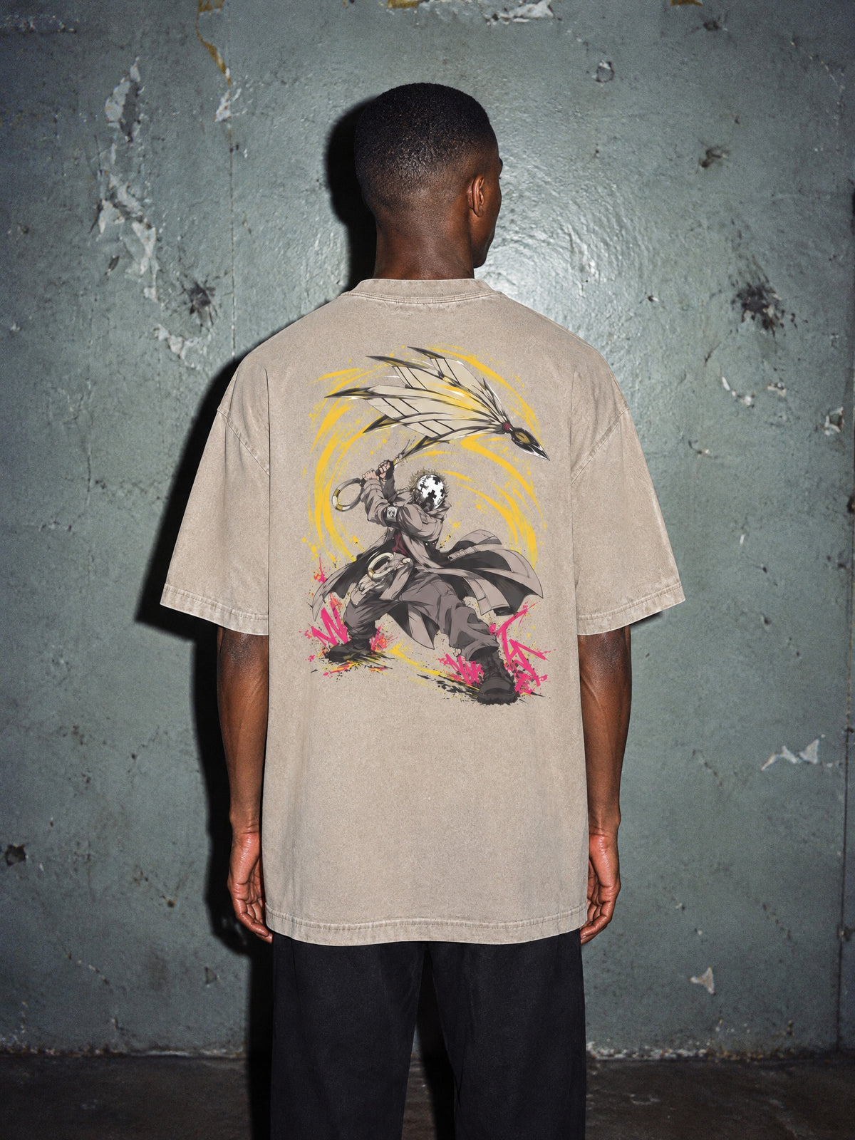 OTH ✦ Masked Sweeper Vintage Tee by Torazen, worn on model