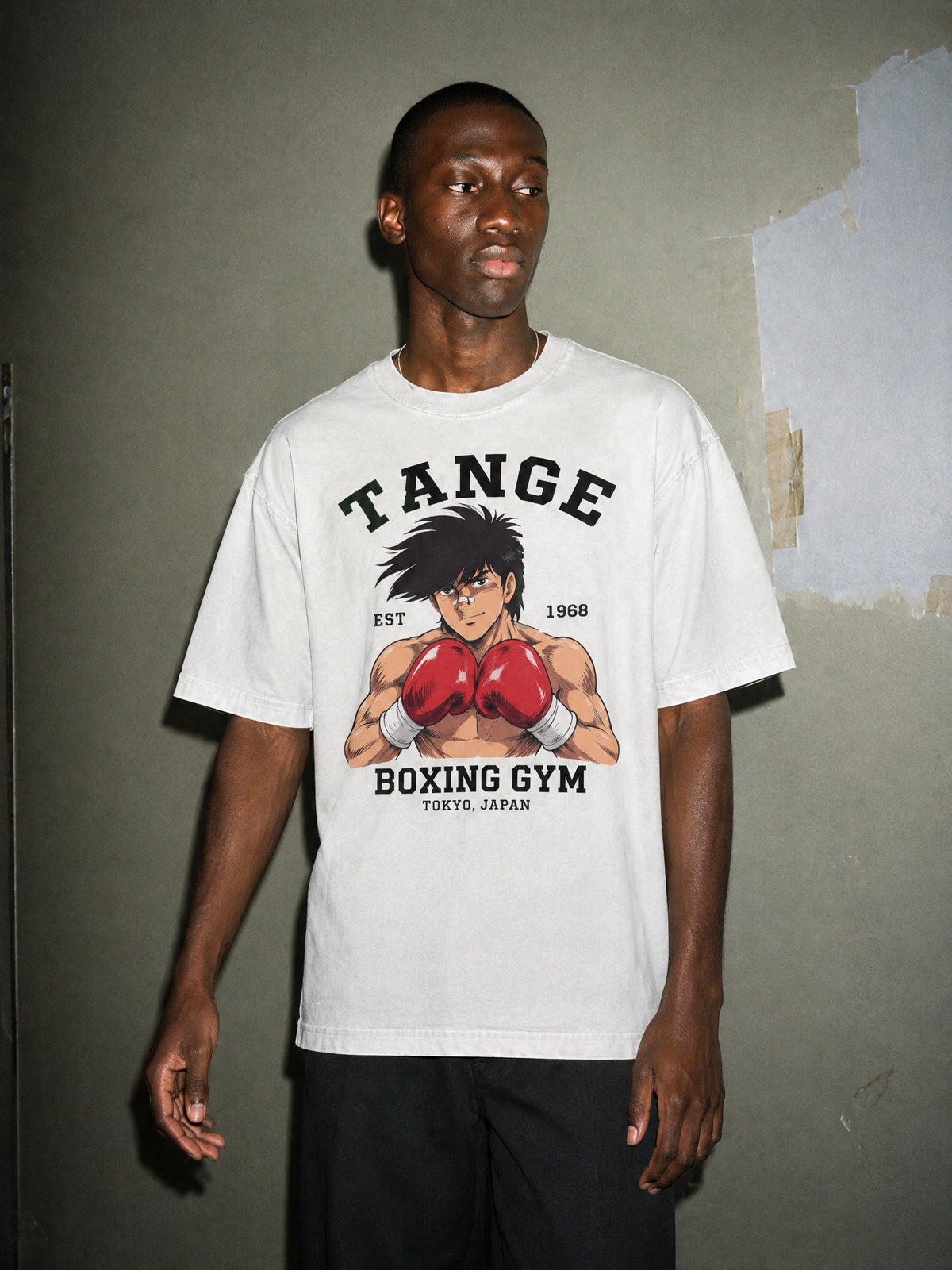 OTH ✦ Tomorrow Gym Crest Vintage Tee by Torazen, worn on model