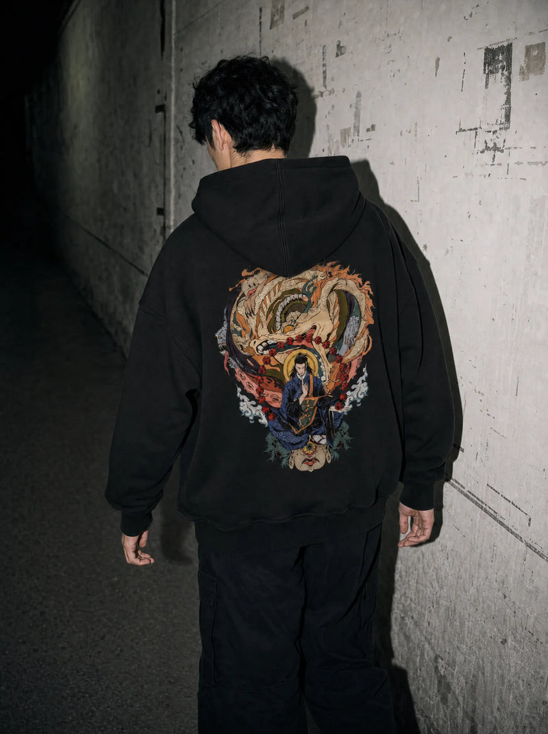 Geto Massacre Hoodie - Jujutsu Kaisen-inspired design by Torazen